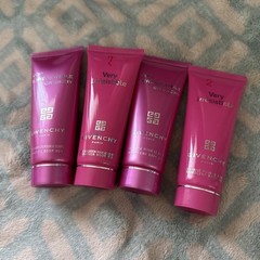 LOT OF 4** Givenchy Very Irresistible Sensation Body Veil 2.5oz. & Bath Gel 2.5