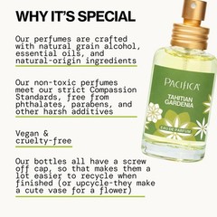 Pacifica Tahitian Gardenia Perfume Spray 1oz – Tropical Floral Fragrance…