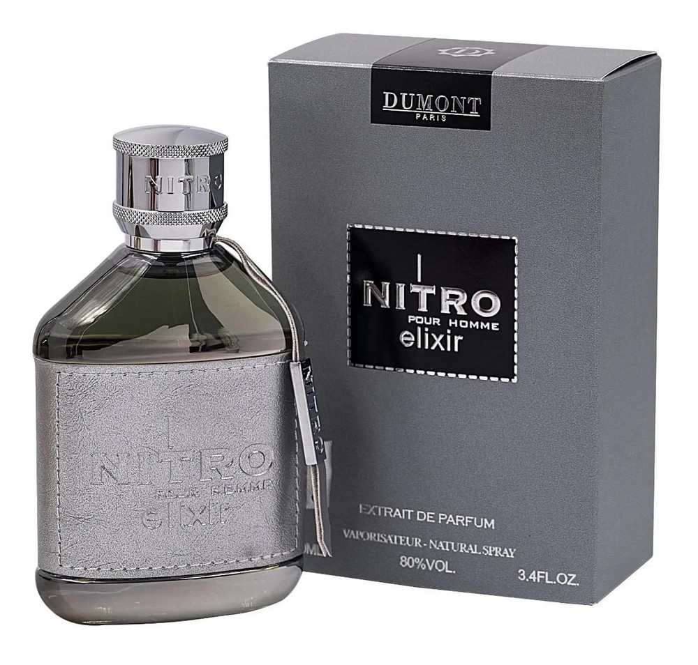 Dumont Nitro Elixir Pour Homme Extrait De Parfum for Men 3.4 fl oz New In Box