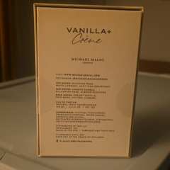 Michael Malul London Vanilla+ Crème Eau de Parfum Spray 3.4 fl oz Plastic-Free