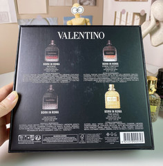Valentino Uomo Born in Roma Eau de Toilette Spray for Men,4 GIFT SET, 1oz/30mL