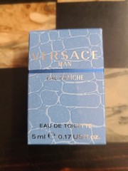 Versace Man Eau Fraiche EDT Splash Mini Cologne 0.17 US fl.oz. 5 ML, NEW