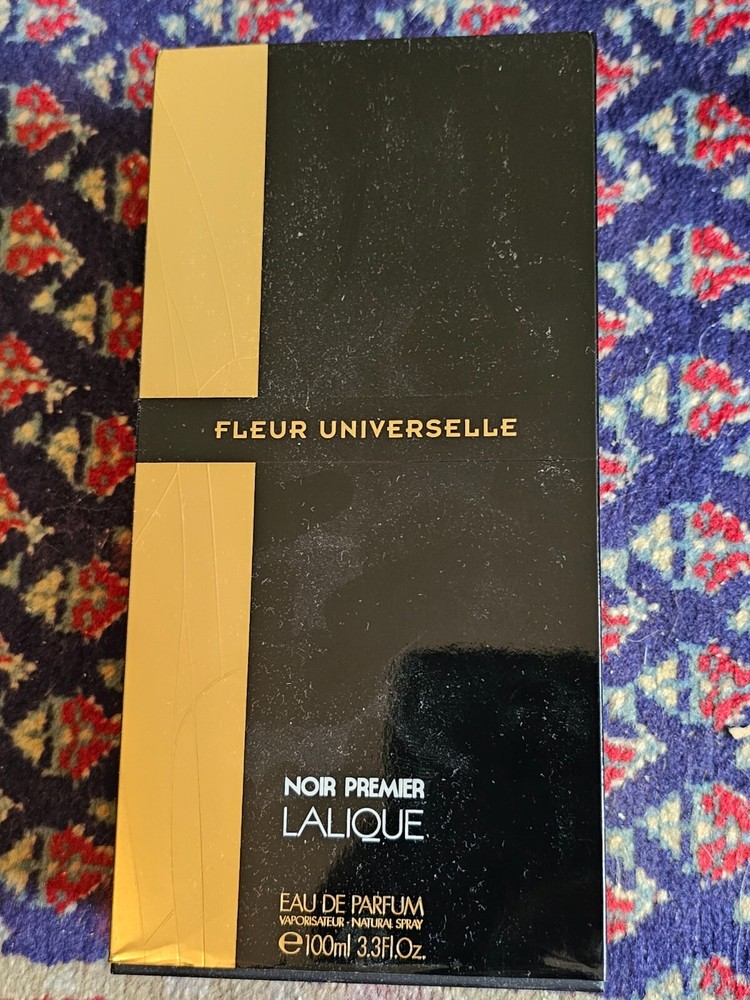 Open box LALIQUE NOIR PREMIER FLEUR UNIVERSELLE