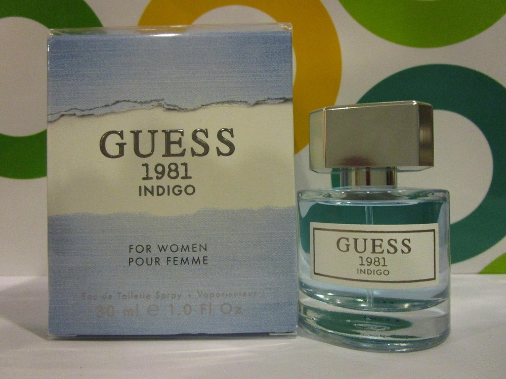 COTY ~ GUESS 1981 INDIGO EAU DE TOILETTE SPRAY ~ 1 OZ SEALED BOX