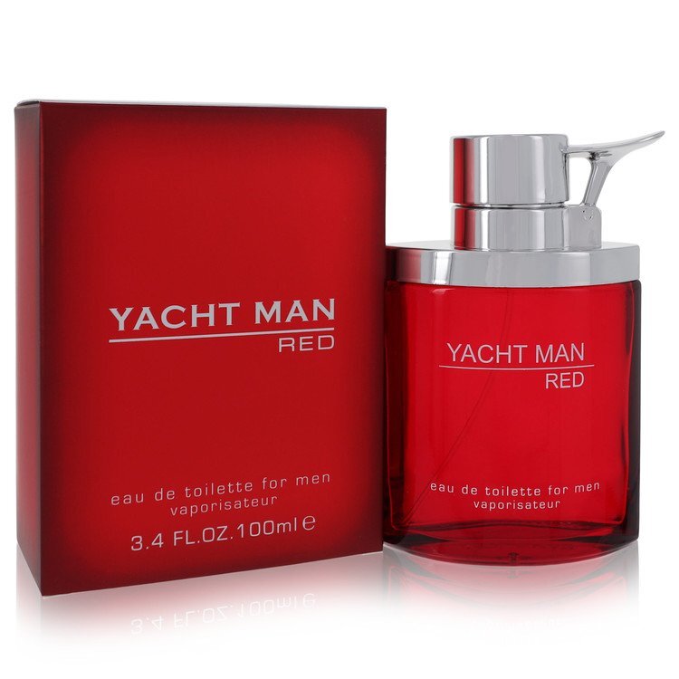 Yacht Man Red by Myrurgia Eau De Toilette Spray 3.4 oz For Men New In Box