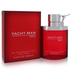 Yacht Man Red by Myrurgia Eau De Toilette Spray 3.4 oz For Men New In Box