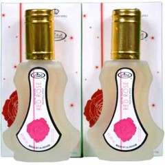 2x Red Rose 35ml Oriental Eau De Perfume Spray by Al Rehab