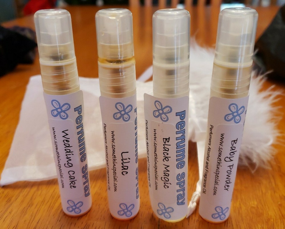 Somethin Special Perfume Spray Baby Powder, Lilac, Black Magic, & Wedding Cake