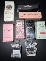 Designer Perfume Bundle- Dolce Phlur Giorgio Gucci Prada Miss dior Versache Kat