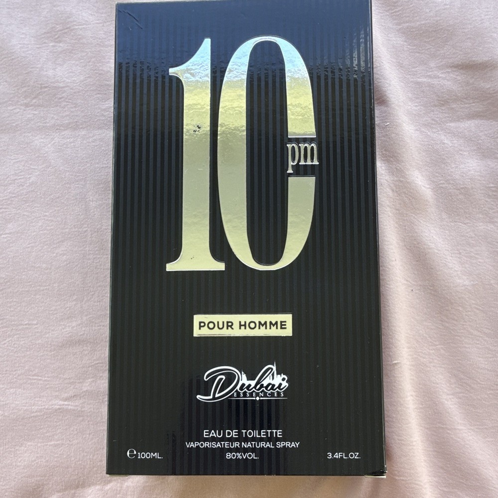 Dubai Essences 10 PM Pour Homme Eau de Toilette Spray, Regular Size 3.4 fl oz