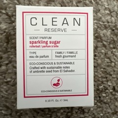 Clean Reserve Sparkling Sugar Eau De Parfum Rollerball Mini Size 3 ml / 0.1 oz