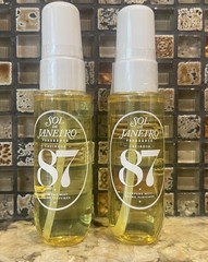 Bundle 2 Sol De Janeiro CHEIROSA 87 Perfume Mist 1oz / 30mL Travel Size Spray
