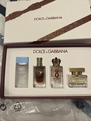 Dolce & Gabbana 4 Pc Fragrance Gift Set NIB