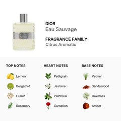 Dior Men’s Eau Sauvage EDT Splash 3.4 oz Fragrances 3348900627437