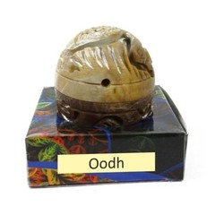 Oodh Solid Perfume in Large Hand Carved Stone Jar 8gm Oodh