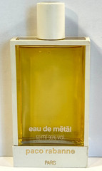 Vintage Paco Rabanne Eau De Metal Eau De Toilette Splash 50ml /1.69oz READ RARE