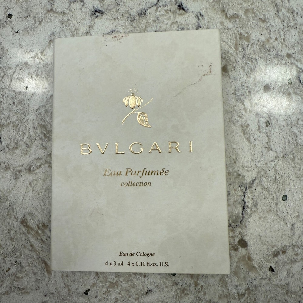 BVLGARI Eau Parfumee collection 4 x 0.10 Fl oz