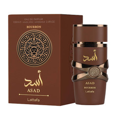 Lattafa Asad Bourbon by Lattafa 3.4 oz EDP Cologne for Men New In Box