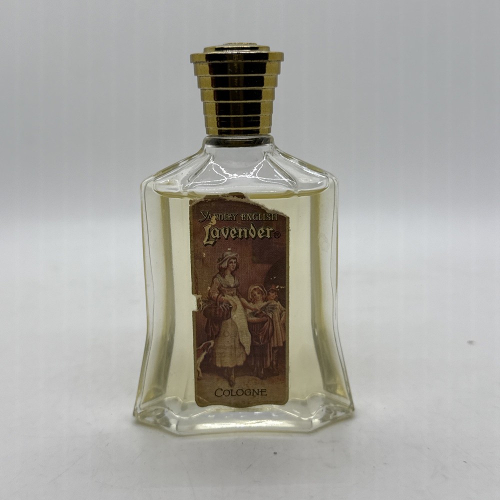 Vintage Yardley English Lavender Cologne 1.35 Fl Oz W/ Cap Stuck And Won’t Open