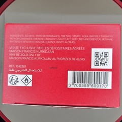 Maison Francis Kurkdjian Baccarat Rouge 540 Extrait de Parfum Natural Spray 2.4
