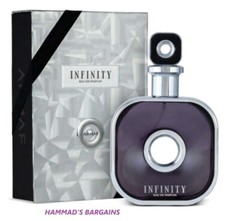 ARMAF INFINITY SILVER EDP 3.6 OZ / 105 ML FOR MEN (NIB) SEALED