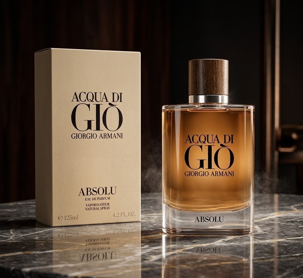 Gio Golden Men’s Eau De Parfum 4.2 Oz 125ml Long Lasting Cologne Spray New