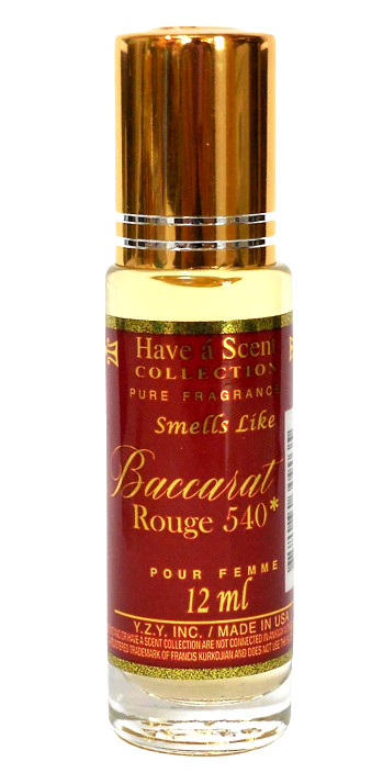 BACCARAT ROUGE 540 (SMELLS LIKE) FRAGANCE OIL 12ML BY HAVE Á SCENT Y.Z.Y