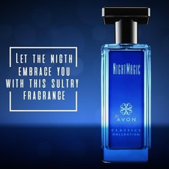 2-pack Avon Night Magic Women Perfume Cologne Spray 1.7 Fl. Oz.