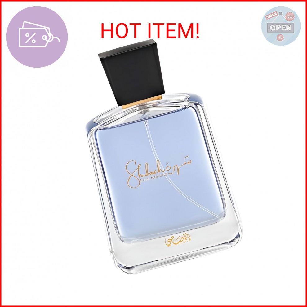 RASASI Shuhrah For Men – Eau de Parfum 90ML (3 Oz), Premium Arabian Perfume for
