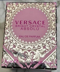 Versace Bright Crystal Absolu Eau De Parfum Travel Size 5ml/ 1.7 us fl oz New