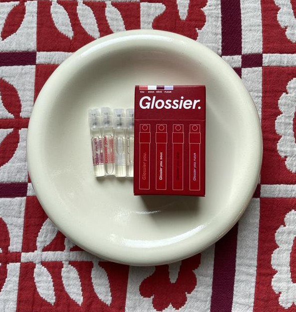 NIB 100% Authentic Glossier Glossier You Perfume Sampler Set,4 x 0.05 oz