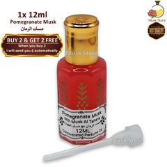 1x Pomegranate Musk Tahara 12ml Amazing Arabic Perfume Oil High Quality مسك رمان