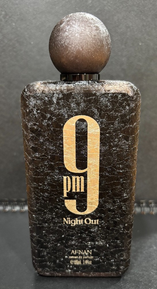 Afnan 9 PM Night Out Extrait de Parfum, Unisex, 100 ml, New without Box!