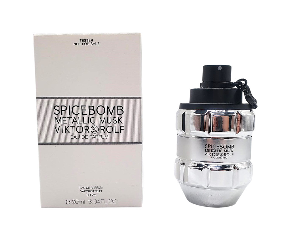 Spicebomb Metallic Musk by Viktor & Rolf for Men 3.04 oz Eau de Parfum Spr *TR*