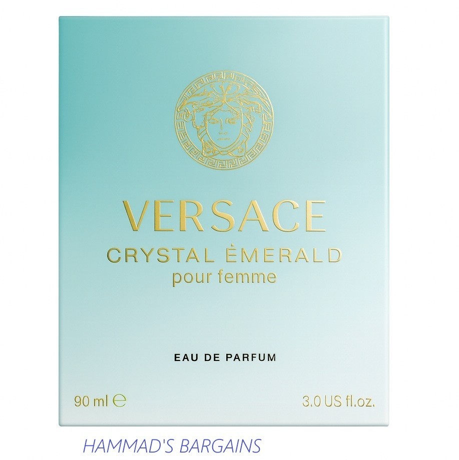 VERSACE CRYSTAL EMERALD EDP 3.0 OZ / 90 ML FOR WOMEN (NIB)SEALED