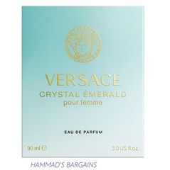 VERSACE CRYSTAL EMERALD EDP 3.0 OZ / 90 ML FOR WOMEN (NIB)SEALED