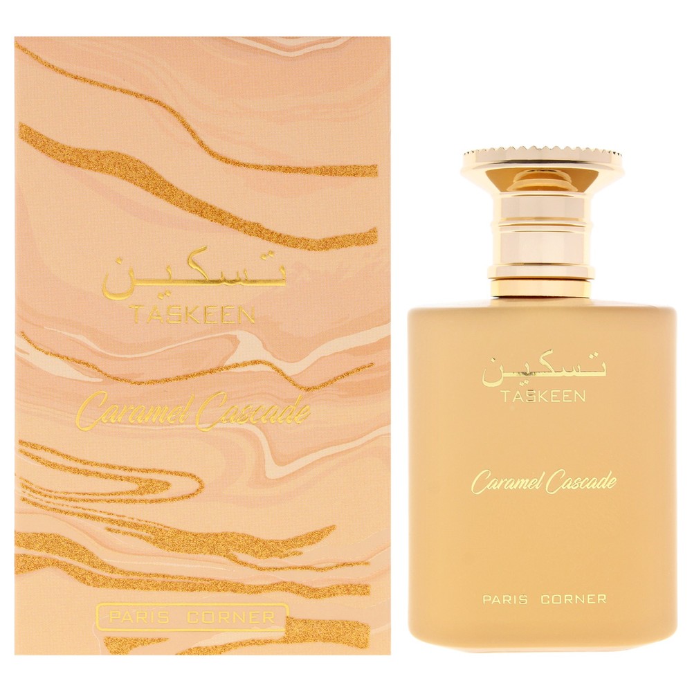 Taskeen – Caramel Cascade by Paris Corner for Unisex – 3.4 oz EDP Spray