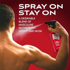 BOD man Fragrance Body Spray, Most Wanted, 8 fl oz 8 Fl Oz (Pack of 1)
