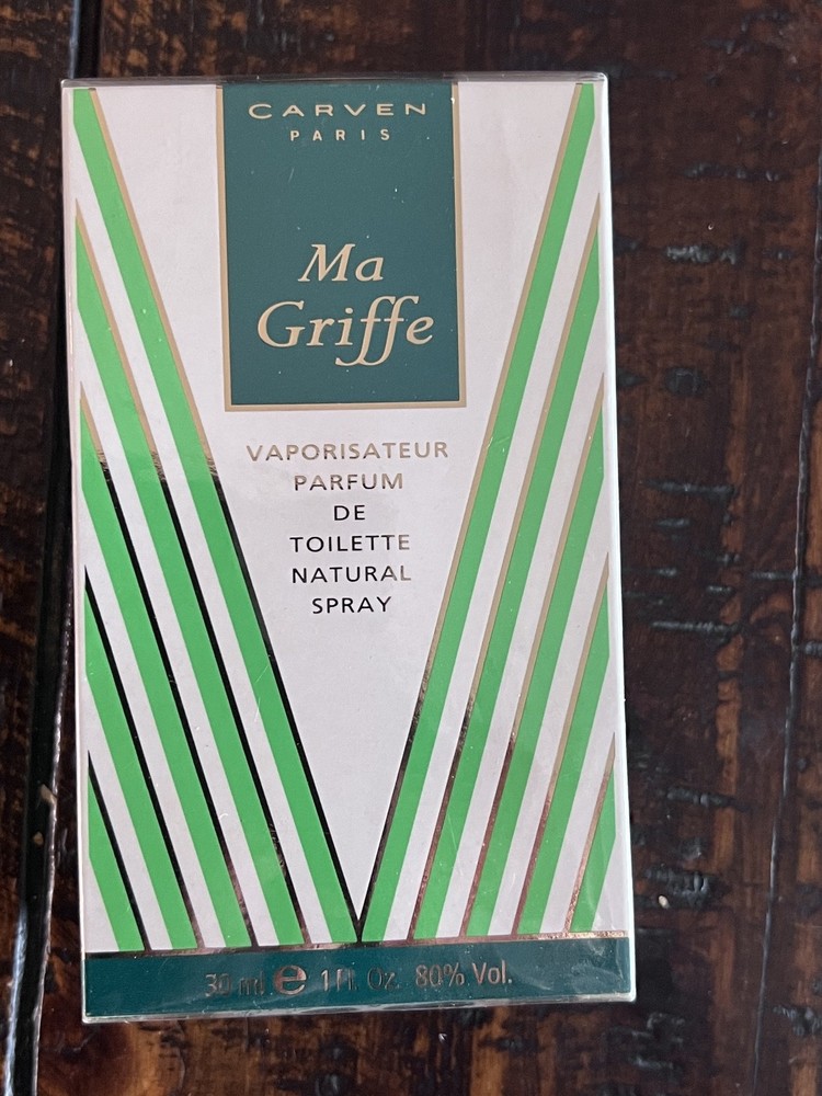Vtg Carven MA GRIFFE 1.0 oz Vaporisateur Parfum de Toilette Natural Spray 30 ml