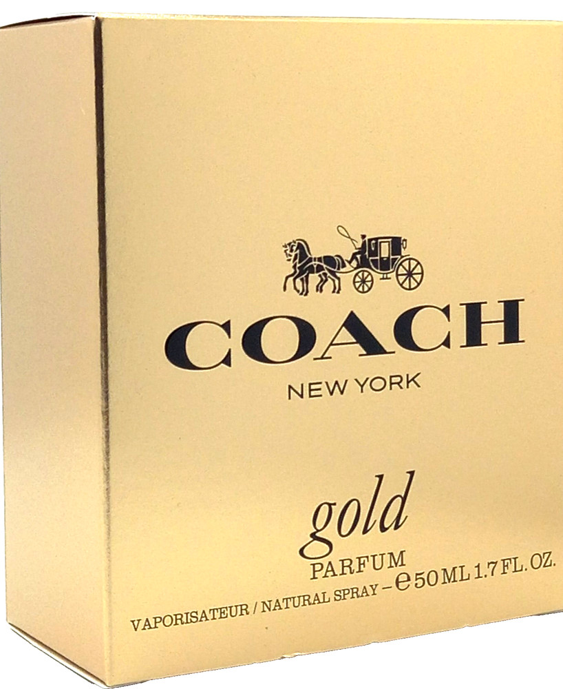 COACH GOLD PARFUM SPRAY FOR WOMEN 1.7 Oz / 50 ml BRAND NEW IN BOX!!!