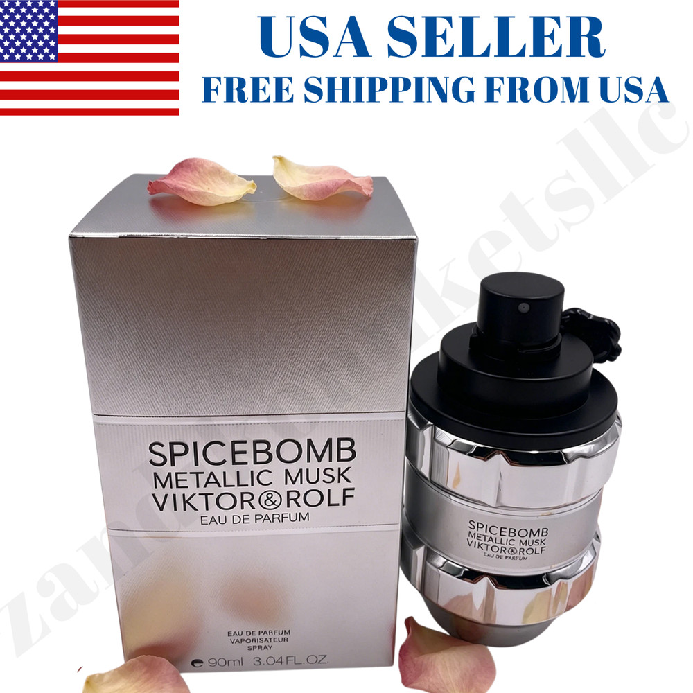 Spicebomb METALLIC MUSK by Viktor & Rolf 3.04 oz EDP Spray for Men New ~ In Box