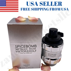 Spicebomb METALLIC MUSK by Viktor & Rolf 3.04 oz EDP Spray for Men New ~ In Box