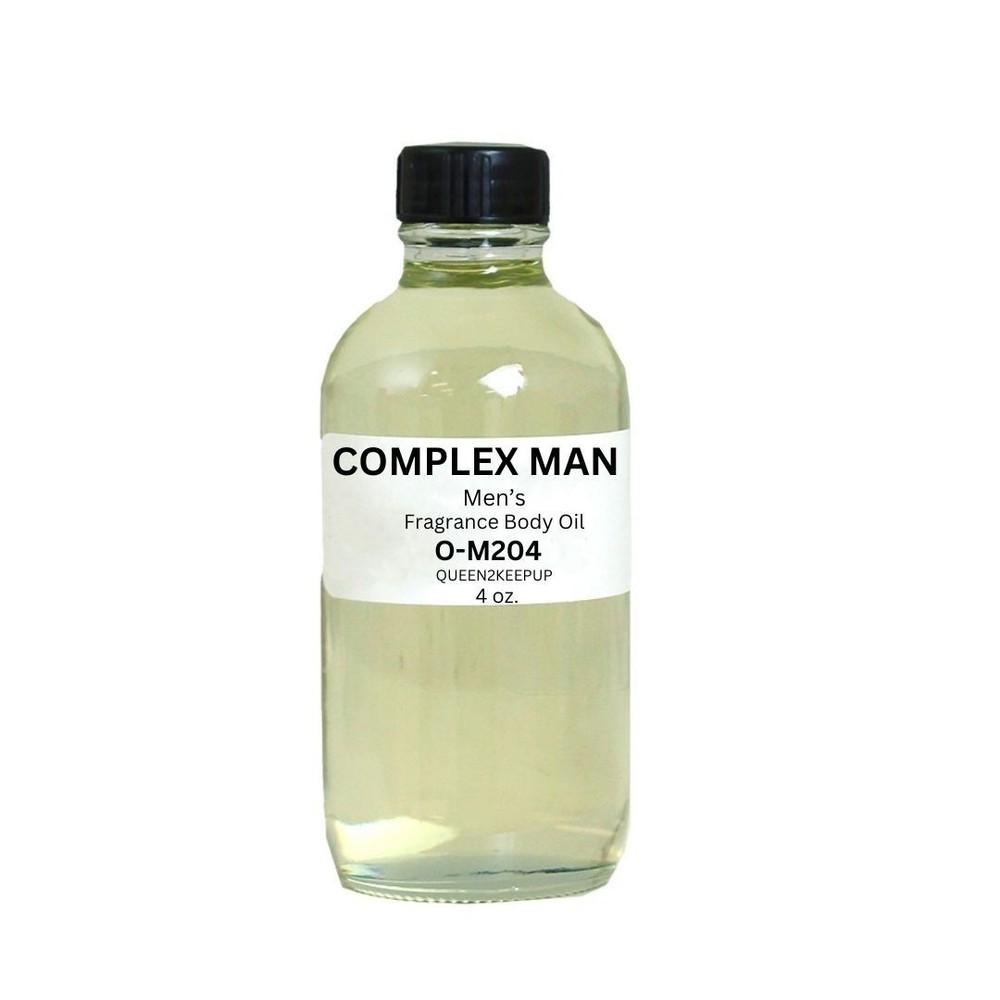 Complex Man (Men) Body Oil 4 oz Fragrance All Natural Scent