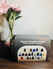 Holiday Gift Set for Him – Macys’ Men 26pc Fragrance Sampler Pouch