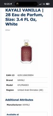 KAYALI Vanilla | 28 Eau de Parfum Spray with Box 3.4 fl oz MPN KYL FRA003