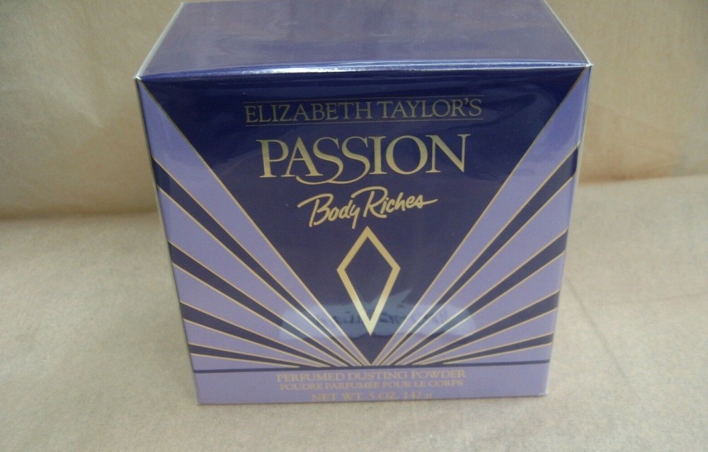PASSION by ELIZABETH TAYLOR 5.0 oz / 142 G Perfumed Body Powder Sealed