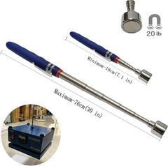 Gifts for Men,20lbs Magnetic Telescoping Pick Up Tool for Small Metal Tools E…
