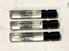 Lot of 3 Tom Ford ROSE EXPOSED – EDP eau de parfum sample spray vial, 2 ml