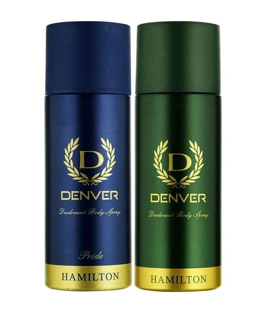 DENVER Hamilton Pride Deo Long Lasting Deodorant Unisex Body Spray Each 165 ML