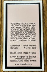 DAHLIA NOIR EAU DE PARFUM MINI SPLASH 0.17 Oz / 5 ml MINITURE BY GIVENCHY